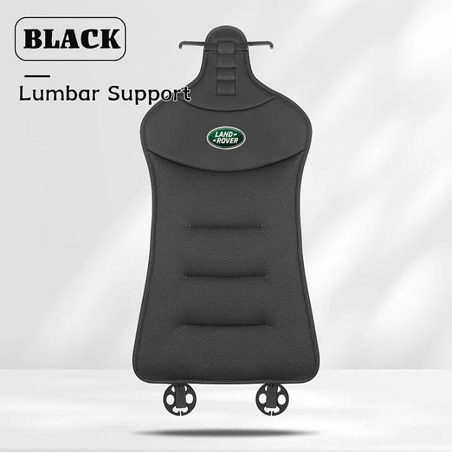 Premium Nappa Leather Car Seat Cushion & Back Support